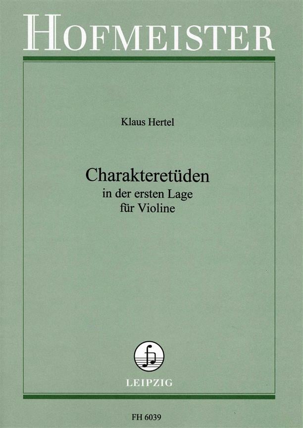 Charakteretüden in der ersten Lage für Violine